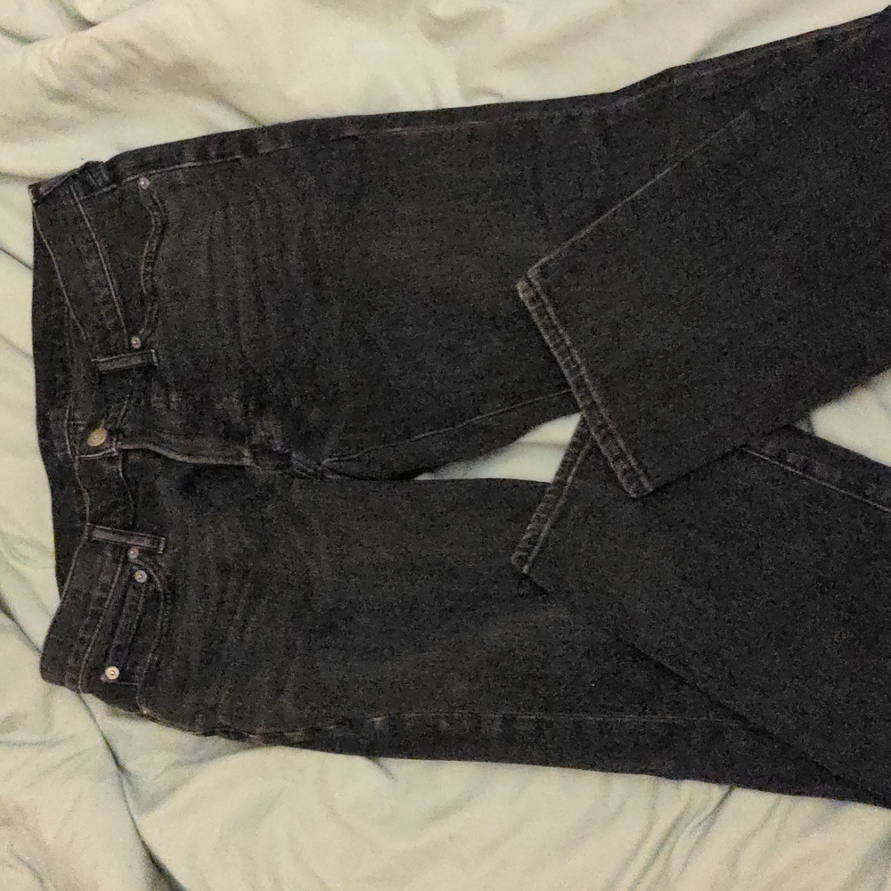 Abercrombie & Fitch washed black jeans